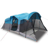Family Tent Tunnel 8-Person Blue Waterproof 94786