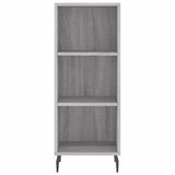 Sideboard Grey Sonoma 34.5x32.5x90 cm Engineered Wood 828754