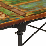 Dining Table 220x90x77 cm Solid Wood Reclaimed 358883