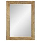 Bathroom Mirror Brown 50x70x2.5 cm Solid Wood Mango 4017751