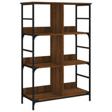 Bookshelf Brown Oak 78.5x33x117.5 cm Engineered Wood 835253
