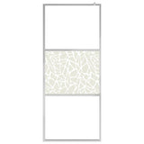 Walk-in Shower Wall ESG Glass with Stone Design 115x195 cm 146653