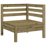 Garden Sofa 4-Seater Impregnated Wood Pine 838053