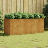 Garden Raised Bed 200x80x80 cm Corten Steel 824539
