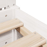 Bed Frame without Mattress White 180x200 cm Super King Solid Wood Pine 3306178