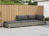 3 pcs Rattan Lounge Set with Cushions GENDT Natural Rattan 3429877
