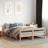 Bed Frame without Mattress 120x200 cm Solid Wood Pine 842790