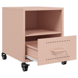 Bedside Cabinets 2 pcs Pink 36x39x43.5 cm Steel 846707