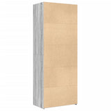 Highboard Grey Sonoma 70x42.5x185 cm Engineered Wood 3281376