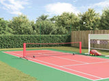Tennis Net Folding Black and Red 301 x 90.5 x 87 cm Polyester 42012860