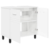 Bathroom Vanity Unit High Gloss White 60 x 35 x 60 cm 889409