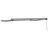 Awning Frame Retractable Manual Anthracite 3.5 x 2.5 m 42002527