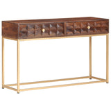 Console Table 122x36x75 cm Solid Mango Wood 323406