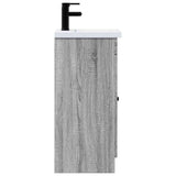Bathroom Vanity with Sink Grey Sonoma 42 x 40 x 84.5 cm 890060
