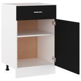 Drawer Bottom Cabinet Black Engineered wood 50 x 46 x 81.5 cm 801221