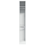 Wardrobe White 30x50x200 cm Engineered Wood 3307774