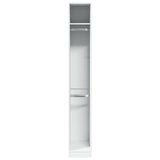 Wardrobe White 30x50x200 cm Engineered Wood 3307774