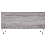 Coffee Table Grey Sonoma 90x44.5x45 cm Engineered Wood 830978