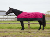 Horse Blanket Pink and Black 135 cm Polyester 42013083