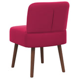 Slipper Chair Wine Red Velvet 42050517