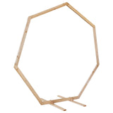 Wedding Arch Light Brown 221 x 92 x 216 cm Solid Pine Wood 42019395