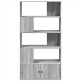 Bookcase Grey Sonoma 100x36x189 cm Engineered Wood 3295329