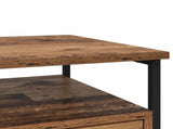 Bedside Cabinet Old Wood 40 x 42 x 55 cm Engineered Wood 881881