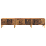 TV Cabinet Old Wood 147 x 34.5 x 30 cm Engineered Wood 894253