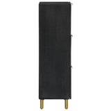 Highboard Black 40x33x110 cm Engineered Wood 4017677