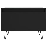 Coffee Tables 2 pcs Black 50x46x35 cm Engineered Wood 830863