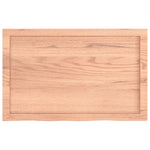 ZNTS Wall Shelf Light Brown 80x50x cm Treated Solid Wood Oak 363670