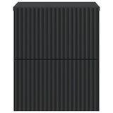Wall-Mounted Bedside Cabinet Black 33 x 34.5 x 40 cm 898467