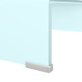 TV Stand/Monitor Riser Glass Green 40x25x11 cm 244142