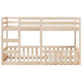 Bunk Bed 80x200 cm Solid Wood Pine 3308586
