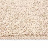 Anti-slip Shaggy Rug Cream 160 x 160 cm PP 4019784