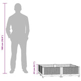 310410 Raised Bed 80x80x23 cm Polypropylene
