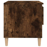 Bedside Table Smoked Oak 50x46x50 Engineered Wood 819542