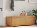 Storage Box Solid Oak Wood 42000875