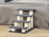 4-Step Cat Tree with Sisal Scratching Post Designed for Accessing High Beds 83834493