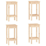 5 Piece Bar Set Solid Wood Pine 3124737