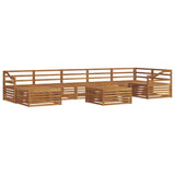 Outdoor Sofa Set 8 pcs Natural 3373874