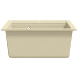 Granite Kitchen Sink Single Basin Beige 144856