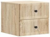 Wall-Mounted Bedside Cabinet Sonoma Oak 33 x 34.5 x 40 cm 897959