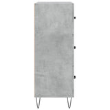 Sideboard Concrete Grey 69.5x34x90 cm Engineered Wood 827848