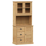 Highboard VIGO 78x40x175 cm Solid Wood Pine 3188304