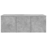 TV Cabinet Concrete Grey 80x34x30 cm Engineered Wood 801863