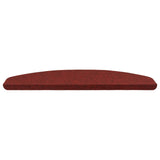 Self-adhesive Stair Mats 15 pcs Red 80 x 28 x 3.5 cm 42040597