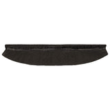 Self-adhesive Stair Mats 15 pcs Dark Grey 80 x 24.5 x 3.5 cm 42038665