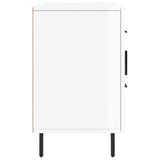 Sideboard High Gloss White 100x36x60 cm Engineered Wood 828190