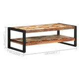 Coffee Table 120x60x40 cm Solid Reclaimed Wood 329245